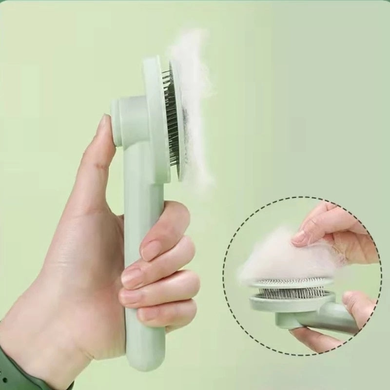 One-key Pet Grooming Comb